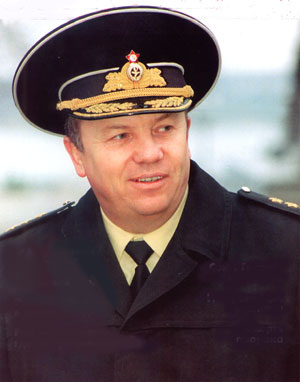 Admiral V.Komoedov. Commander of the Black Sea Fleet